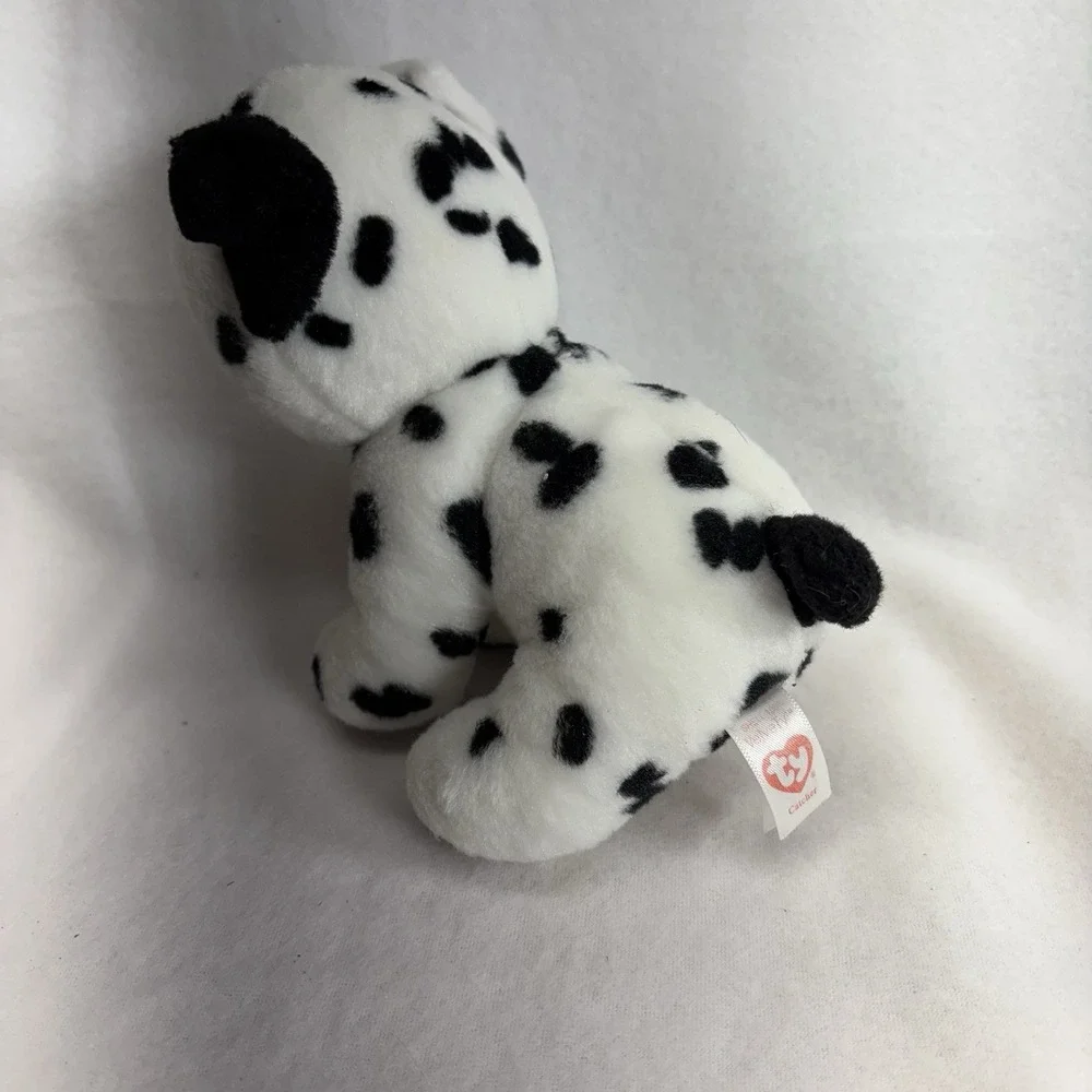Ty Catcher Velvety-‎ FETCH the Dalmatian Dog 7 In (GLITTER / SPARKLE EYES)